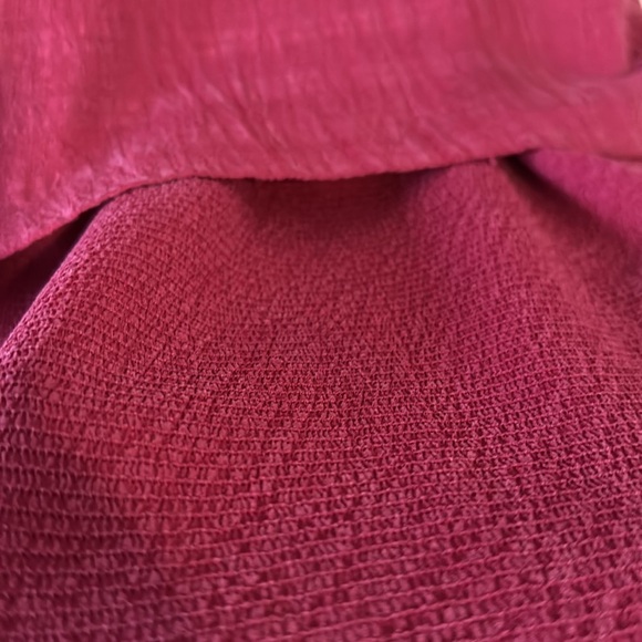 CITY WEAR | Vintage Elegant Burgendy Rayon Women's Skirt Set - Picture 10 of 16